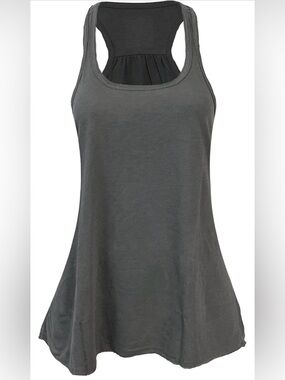 Racerback Workout Tank (Grey, XL)